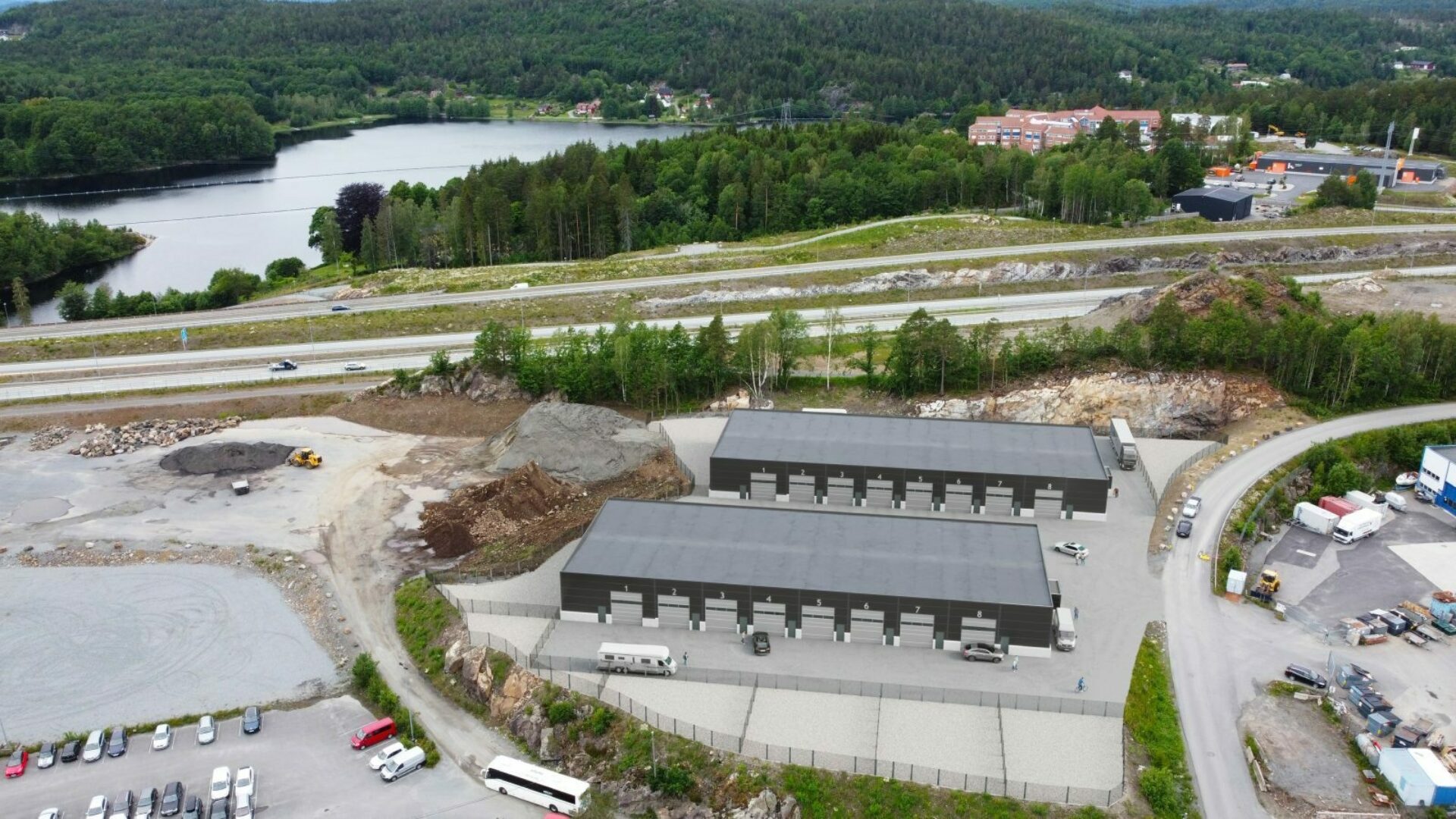 Lager På Moland Park I Arendal - Lagerseksjoner